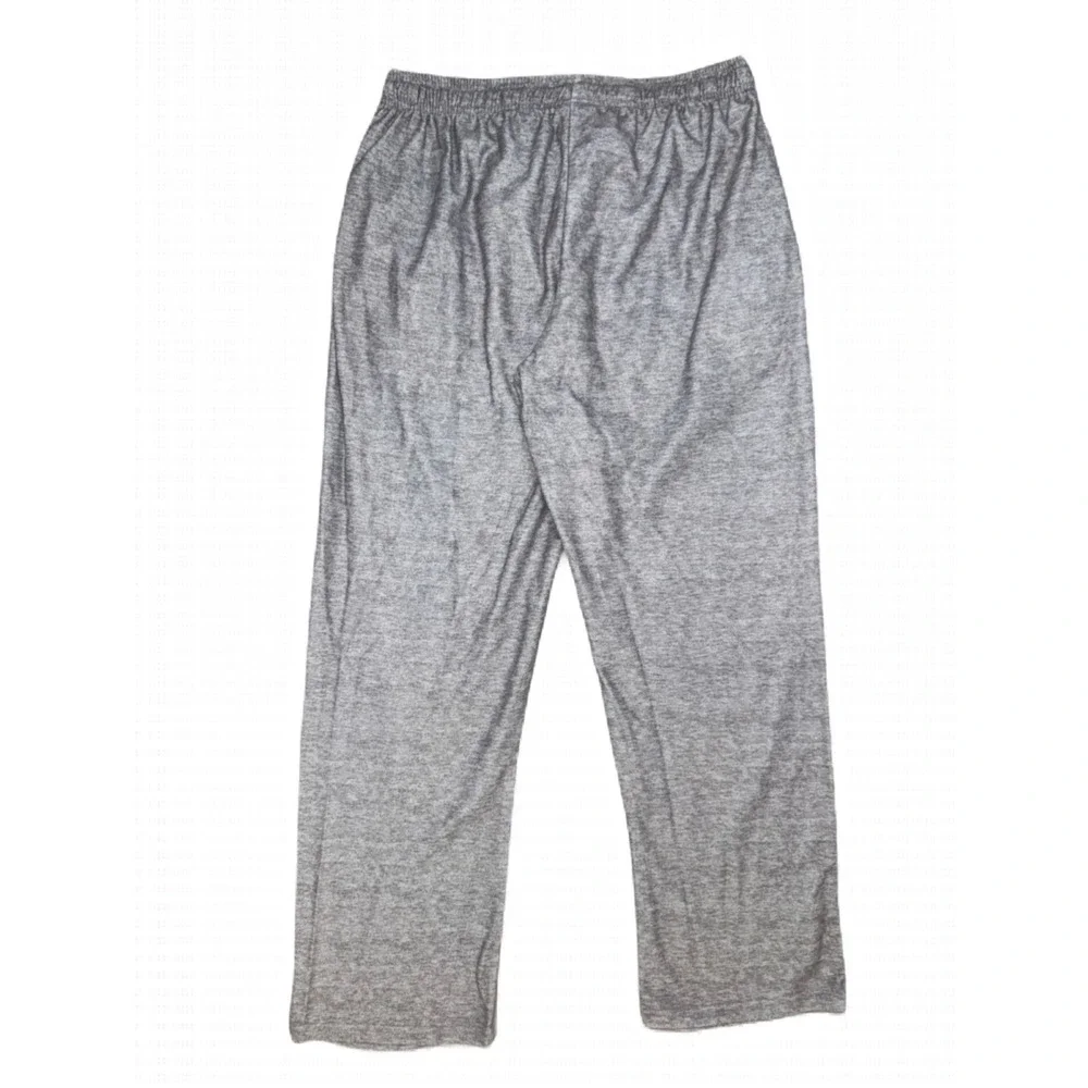 Detroit Lions NFL Team Sweatpants Mens Large Gray‎ Soft Fleece Lounge Jogger